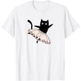 thumbnail image 1 of Velto Ballet Cat Lover Ballet Recital Ballet Dance Black Cat T-Shirt All Size S-5XL, 1 of 5