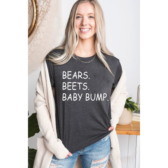 Velto Bears Beets Baby Bump Shirt, Announcement, Baby Shower Gift, The Office, Dwight Schrute, Mommy To Be Shirt, Tee All Size S-5XL