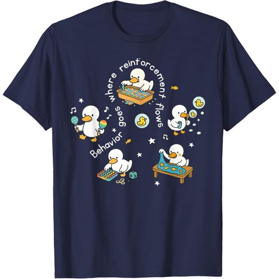 Velto Behavior Analyst Goose RBT ABA Therapy Sped Teacher T-Shirt All Size S-5XL