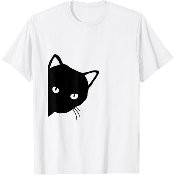 Velto Black Cat Face For Cat Lovers T-Shirt All Size S-5XL