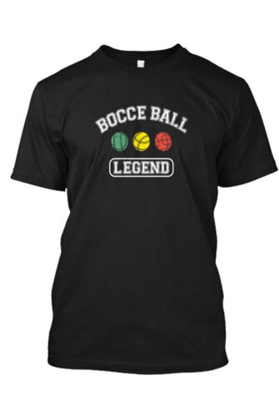 Bocce Ball Legend T-Shirt Made in the USA All Size S-5XL