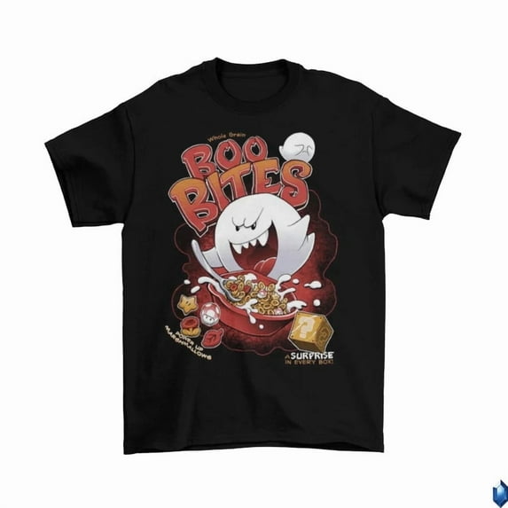 Velto Boo Bites Cereal T-Shirt Unisex Ghost 2025 All Size S-5XL