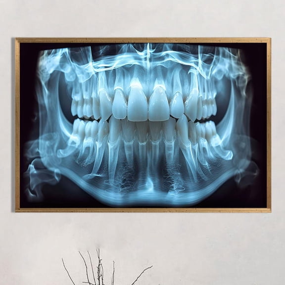 Velto Box Wall Art, Dental Wall Hangings, X Ray Jaw, Office And Gallery Wall Decor