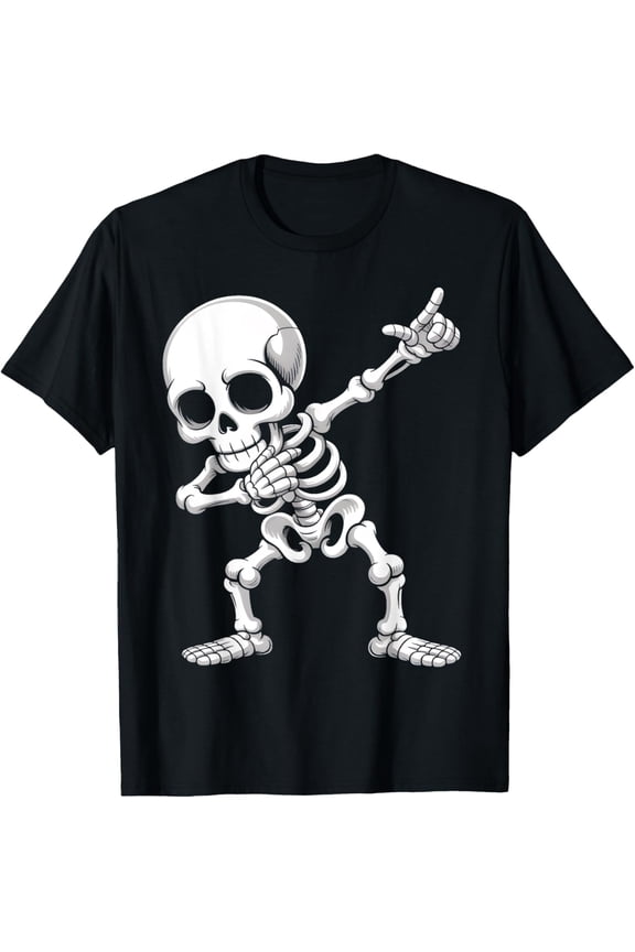 Boy Shirt Dabbing Skeleton T-Shirt All Size S-5XL