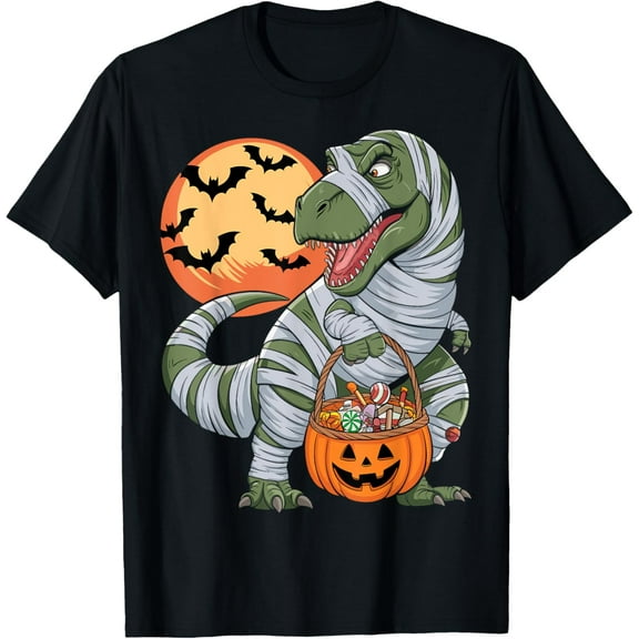 Velto Boys Dinosaur T rex Mummy Pumpkin T-Shirt All Size S-5XL