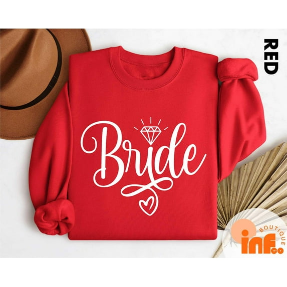 Velto Bride and Groom Shirt, Wedding Shirt, Honeymoon Tee, Newly Married Sweatshirt, Matching Couples Family Tee, Bride and Groom Set Gift All Size S-5XL