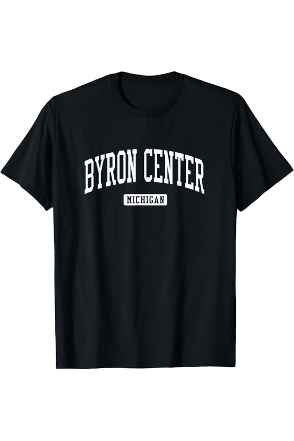 Byron Center Michigan MI Vintage Athletic Sports Design T-Shirt All Size S-5XL