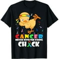 thumbnail image 1 of Velto Cancer Messed With Wrong Chick Cancer Warrior T-Shirt All Size S-5XL, 1 of 5
