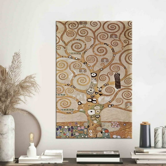 Velto Canvas Gift, Gustav Klimt Tree, Gustav Klimt Canvas, Tree Art Canvas, Klimt Tree Canvas, 12x18 UNFRAMED