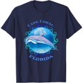 thumbnail image 1 of Velto Cape Coral Florida Vacation Souvenir Dolphin T-Shirt All Size S-5XL, 1 of 5