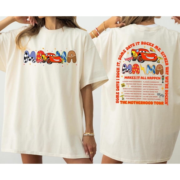 Velto Cars Mama Shirt, Family Matching Cars Shirt, Cars Mom Birthday Matching Tee, Mother's Day Shirt, Car 95 Tee, Retro Mama Shirt All Size S-5XL