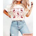 thumbnail image 1 of Velto Cherry Retro Graphic T-Shirt Cute Coquette Bow Fruit Lover Aesthetic Style, Full Size S-5XL, 1 of 5