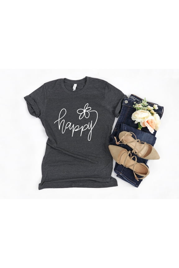 Choose Happy Shirt, Happy T-shirt, Womens Shirt, Happy Shirt, Positive Tee, Inspirational Shirt, Happiness Shirt All Size S-5XL