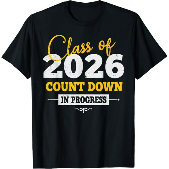 Velto Class Of 2026 Countdown First Day Senior Back To School 2025 T-Shirt All Size S-5XL