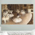 thumbnail image 1 of Velto Classical Ballet Rehearsal Canvas, Degas Style Ballerina Wall Art, Vintage Dance Canvas Print, Elegant Tutu Dancers Room Decor Canvas, 12x16 UNFRAMED, 1 of 4