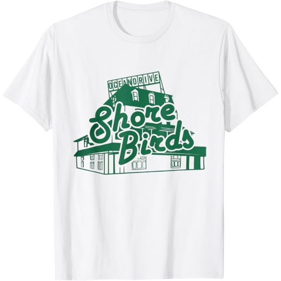 Velto Coastal Shore Birds Graphic Tee T-Shirt All Size S-5XL