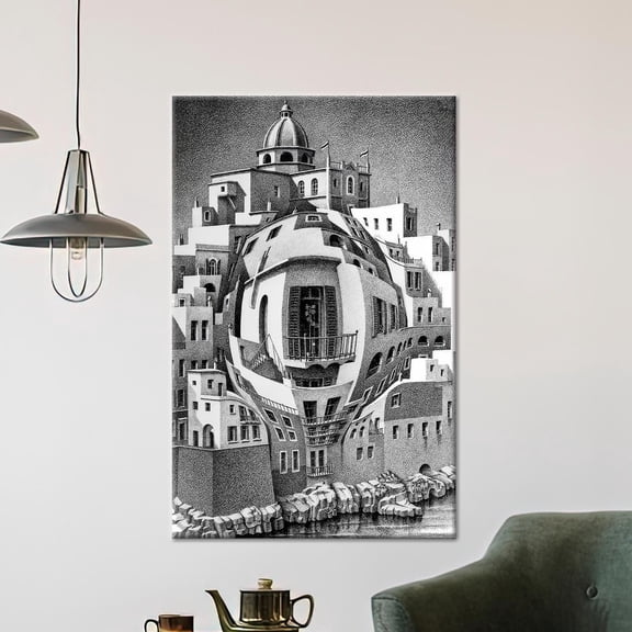 Velto Complex Canvas Gift, A Geometric Structure Canvas, Optical Illusion Wall Hanging, Abstract Canvs, Baby Gift Canvas, 8x10 UNFRAMED