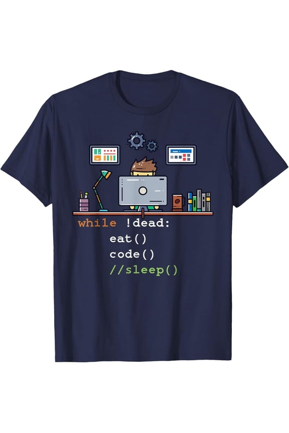 Computer Science Python Programmer Eat Code Sleep T-Shirt All Size S-5XL