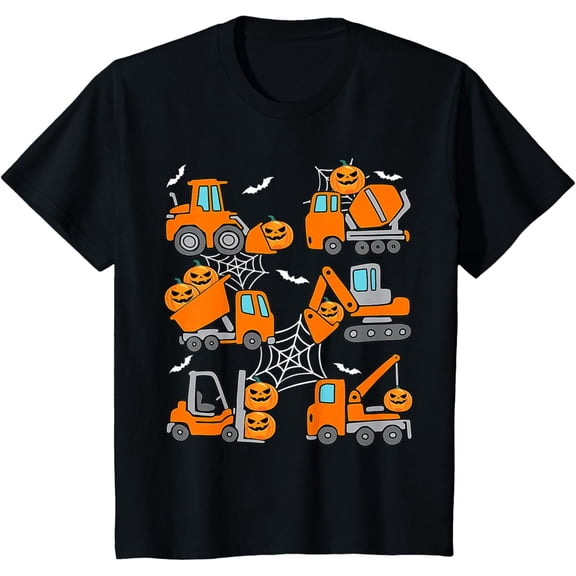 Velto Construction Trucks Costume Boys T-Shirt All Size S-5XL