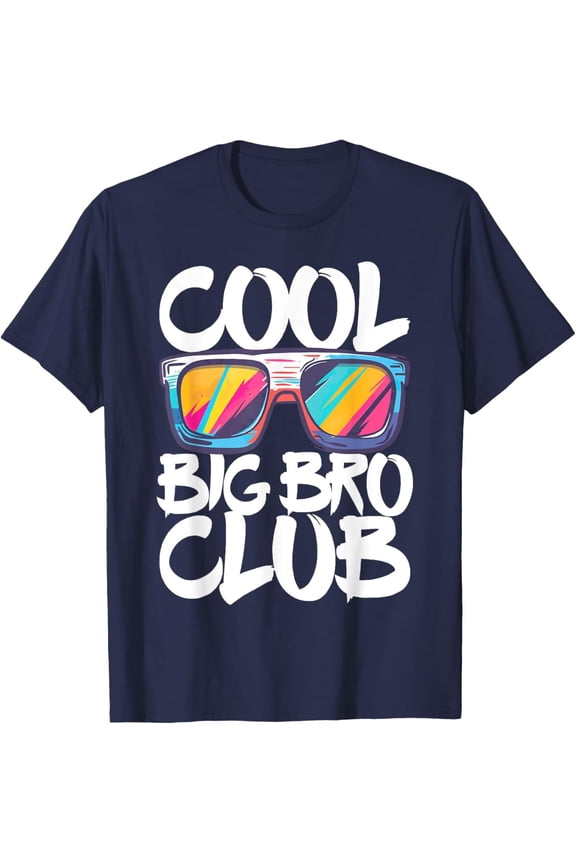 Cool Big Bro Club Shirt Big Brother Matching Family T-Shirt All Size S-5XL