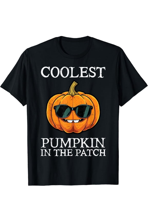 Coolest Pumpkin In The Patch Boys Girls T-Shirt All Size S-5XL