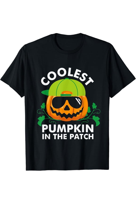 Coolest Pumpkin In The Patch Boys Men Pumpkin T-Shirt All Size S-5XL