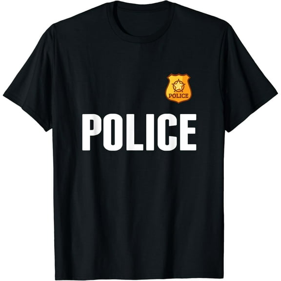 Velto Cop Policeman Officer Costume Boys T-Shirt All Size S-5XL