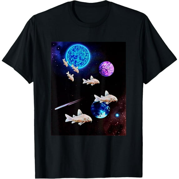 Velto Corydoras Catfish Planets Aquarium Catfish Lovers T-Shirt All Size S-5XL