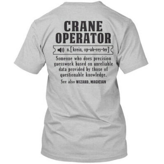 Velto Crane Operator T-Shirt Made in USA T-Shirt Made in USA All Size S-5XL