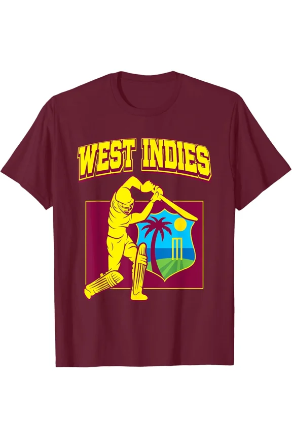 Cricket West Indies Fan West Indies supporter Cricket Player T-Shirt All Size S-5XL