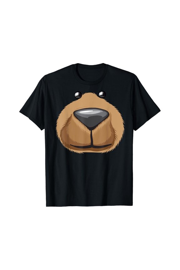 Cute Bear Face Costume Teddy DIY Gift T-Shirt All Size S-5XL