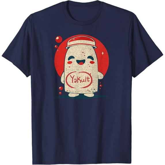 Velto Cute Japanese Yogurt Yakuruto Milk Beverage Yakult T-Shirt All Size S-5XL