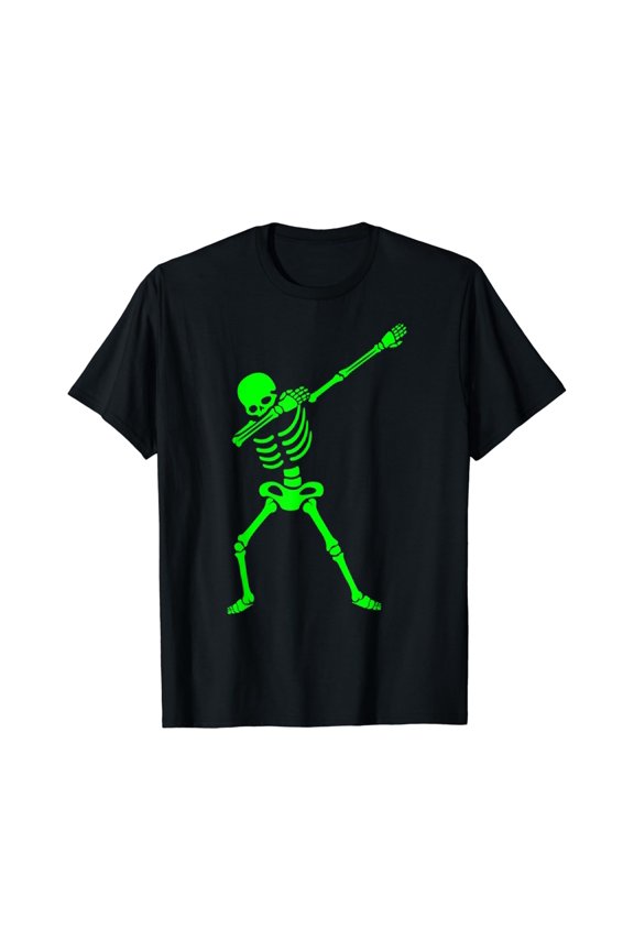 Dabbing Skeleton Shirt - T-Shirt Human Skeleton All Size S-5XL