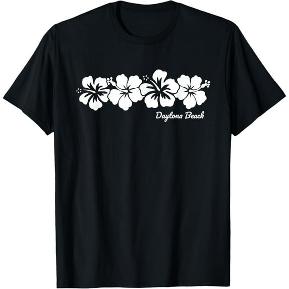 Velto Daytona Beach Florida Hibiscus Flower Souvenir Mens Womens T-Shirt All Size S-5XL