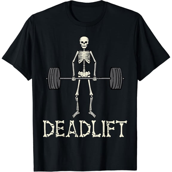 Velto Deadlift Skeleton Gym Workout Costume Men Women T-Shirt All Size S-5XL