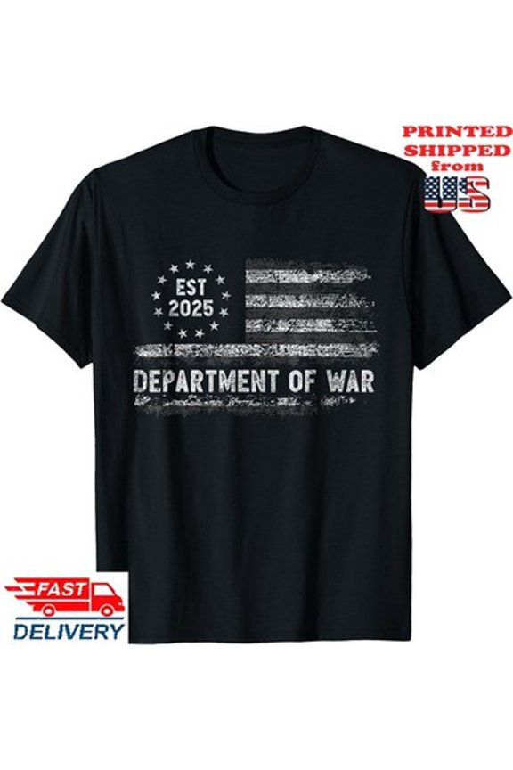 Department of War Established 2025 Re-Established Men T-Shirt, Unisex Tee All Size S-5XL