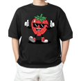 thumbnail image 1 of Velto Design For Men Fruit Strawberry Lover T-Shirt for Men & Women All Size S-5XL, 1 of 5