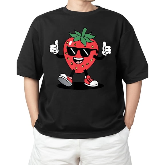 Velto Design For Men Fruit Strawberry Lover T-Shirt for Men & Women All Size S-5XL