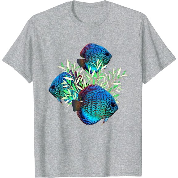 Velto Discus Aquarium Fish Discus Breeders Lovers Fish Tank T-Shirt All Size S-5XL