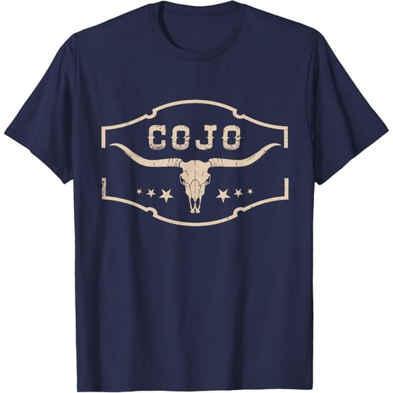 Velto Distressed Cojo Cowhide Name Proud Vintage Retro Bull-Skull T-Shirt All Size S-5XL