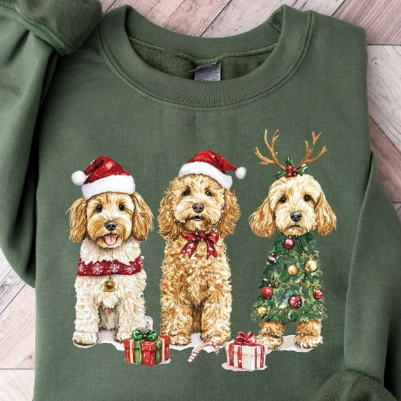 Velto Dog , Goldendoodle Sweatshirt, Doodle Mom Sweater, Goldendoodle Mom Tee, Dog Lover Gift, Golden Doodle Gift Sweatshirt Full Size S-5XL