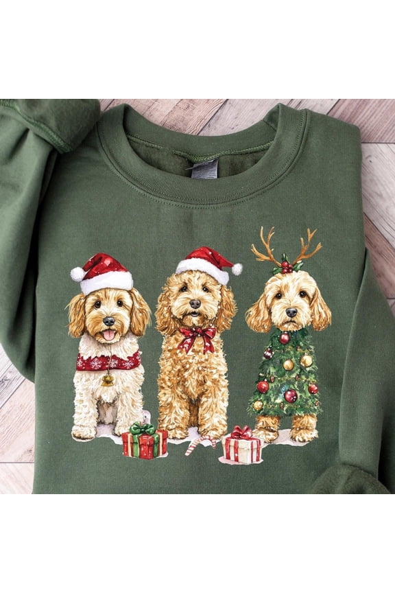Dog , Goldendoodle Sweatshirt, Doodle Mom Sweater, Goldendoodle Mom Tee, Dog Lover Gift, Golden Doodle Gift Sweatshirt Full Size S-5XL