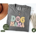 thumbnail image 1 of Velto Dog Mama Graphic Tshirt Pet Lover Casual Outfit Fur Mama Inspired Everyday Wear Gift For Dog Moms Fullsize S-5XL Shirt, 1 of 5