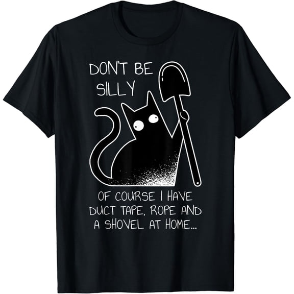 Velto Don't Be Bad Black Cat Cat T-Shirt All Size S-5XL