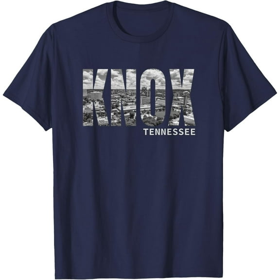 Velto Downtown Knox TN Knoxville Tennessee Skyline Art Souvenir T-Shirt All Size S-5XL