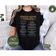 thumbnail image 1 of Velto Dungeon Master Translator RPG Tabletop Role Playing Fantasy T-Shirt Graphic Fullsize S-5XL Shirt, 1 of 5