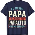 thumbnail image 1 of Velto El Mejor Papa Del Mundo Camiseta En Espanol Padre Latino T-Shirt All Size S-5XL, 1 of 5