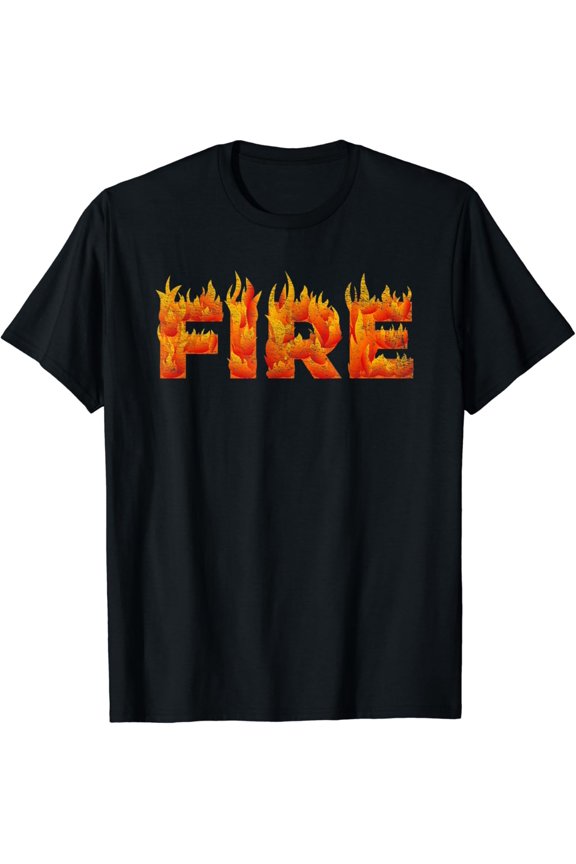 FIRE COSTUME FIRE AND ICE MATCHING COUPLES T-Shirt All Size S-5XL