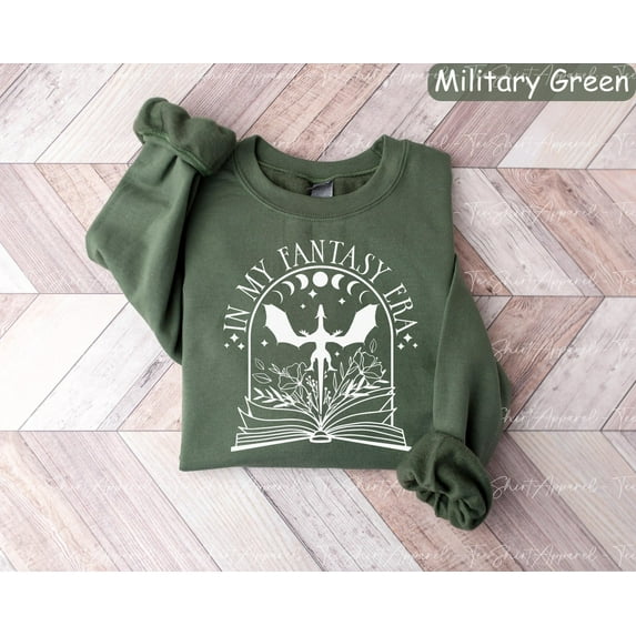 Velto Fantasy Era Dragon Rider Sweatshirt - Bookish Fourth Wing Gift All Size S-3XL
