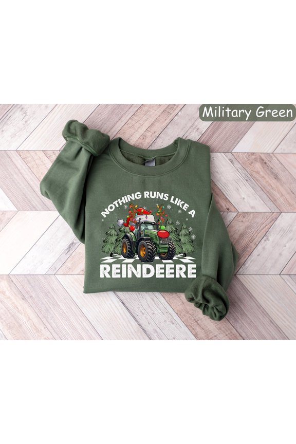 Farmer Happy Holiday Sweater, Happy Holiday Shirt, Happy Holiday Gift, Happy Holiday Tractor Shirt, Womens Holiday Sweaters, Xmas Farm Shirt, Xmas Tee All Size S-3XL